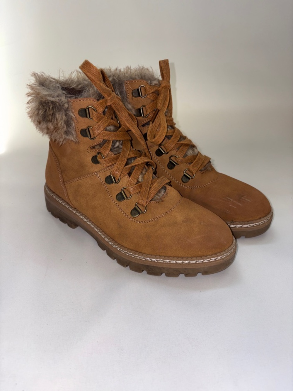Corkys Women's Challenge Casual Boots in Cognac Size 6.5
